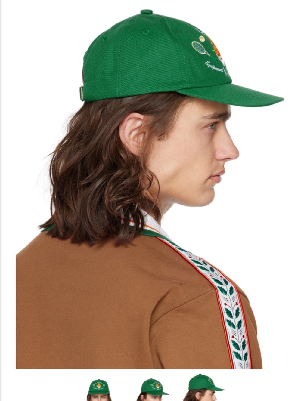 Casa Blanca casa way Green Tennis Cap